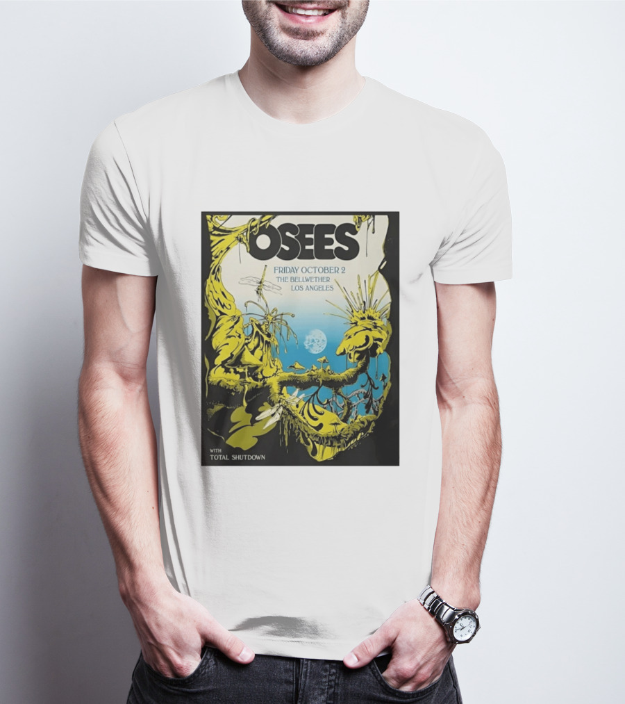 Osees Friday October 2 The Bellwether Los Angeles With Total Shutdown T-Shirt