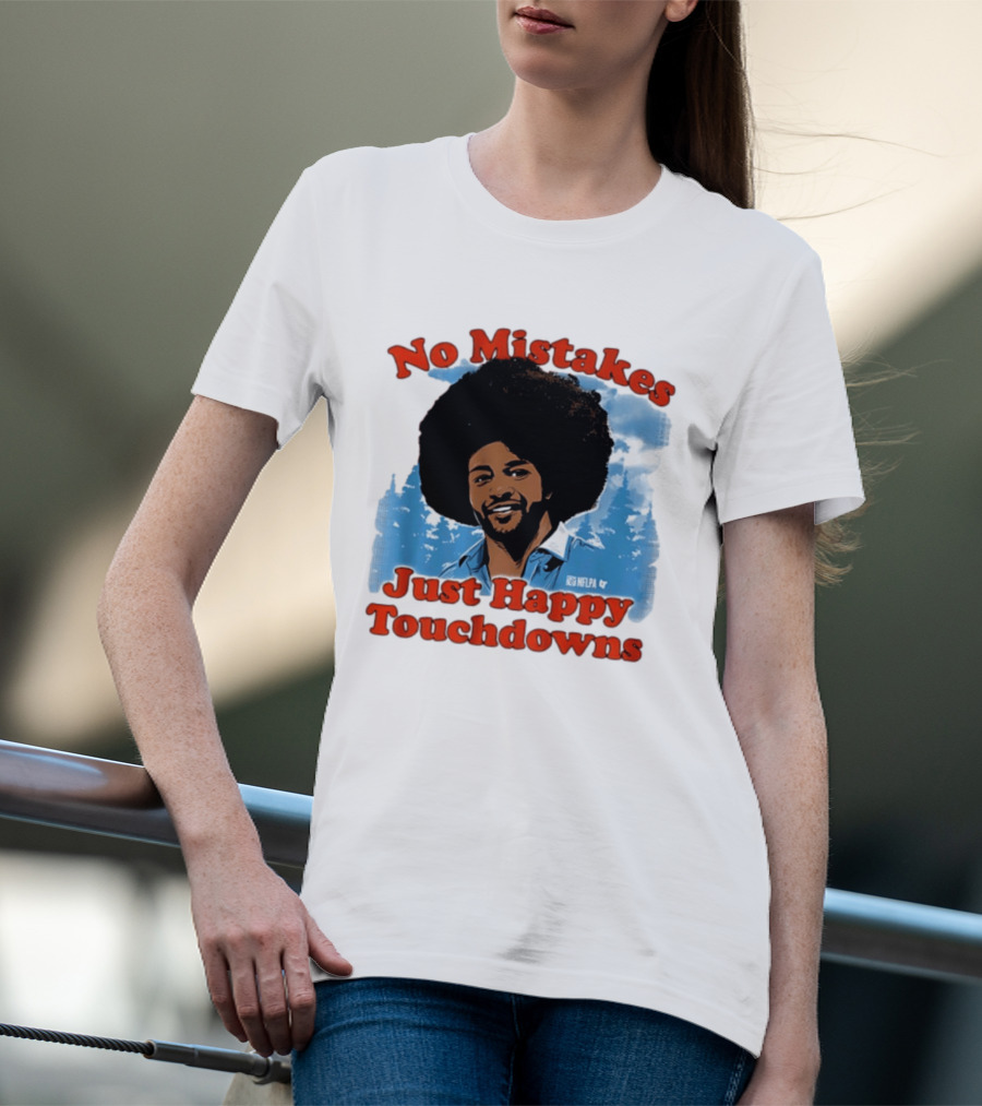 Rome Odunze No Mistakes Just Happy Little Touchdowns NFLPA T-Shirt