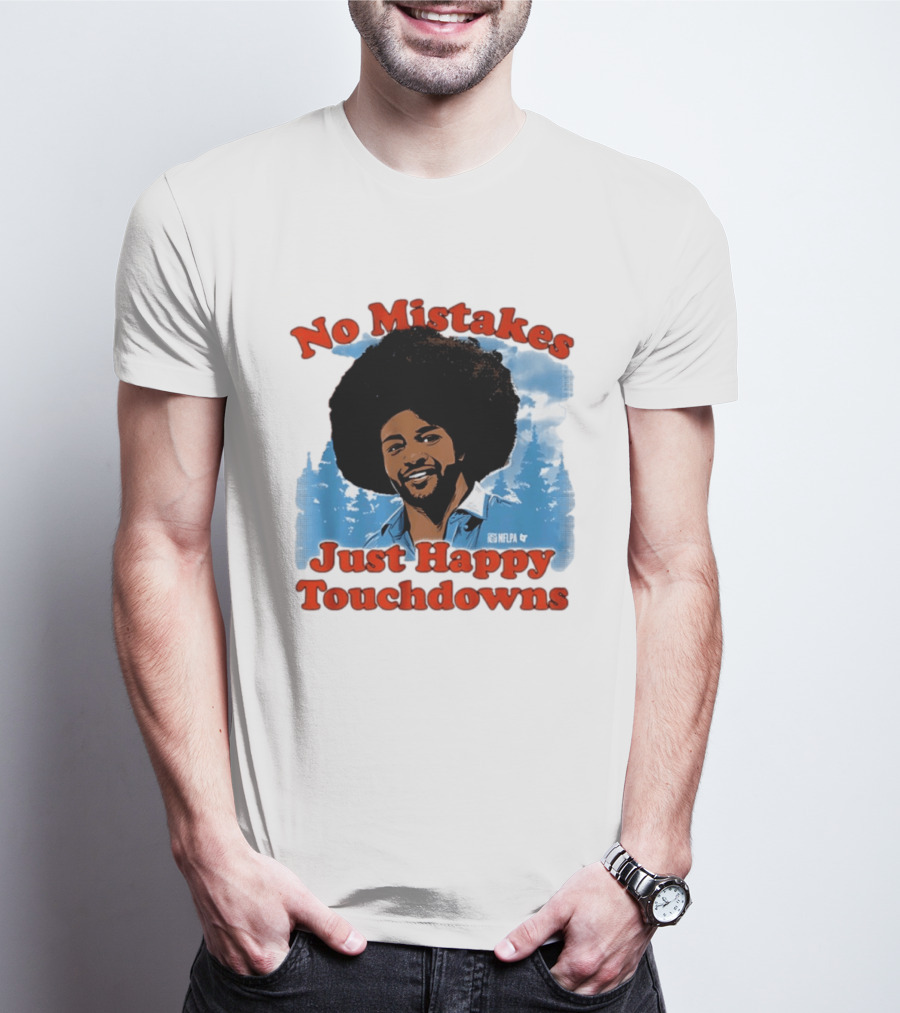 Rome Odunze No Mistakes Just Happy Little Touchdowns NFLPA T-Shirt