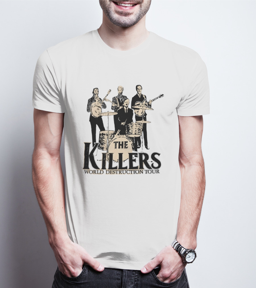 The Killers World Destruction Tour 2008 Band T-Shirt