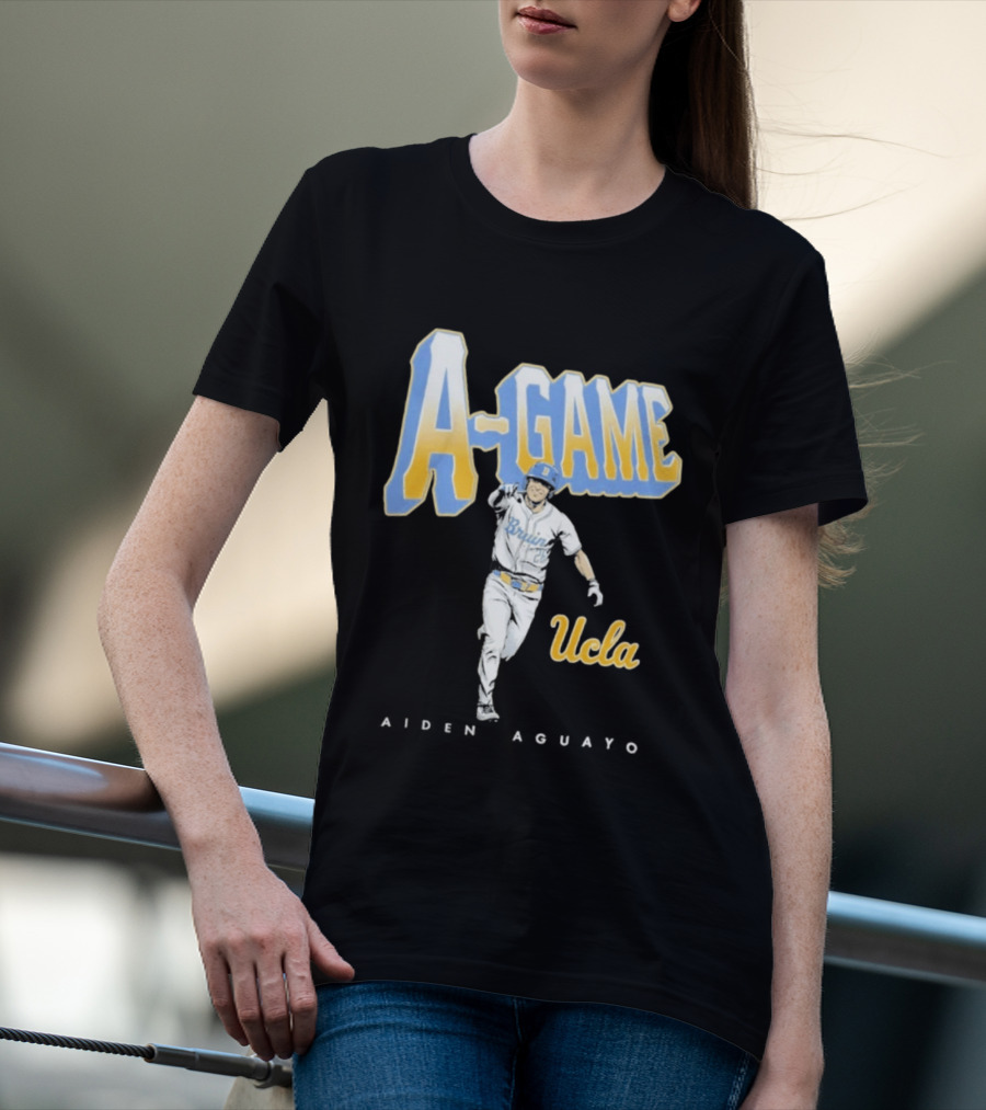 UCLA Bruins Baseball A Game Aiden Aguayo 2026 T-Shirt