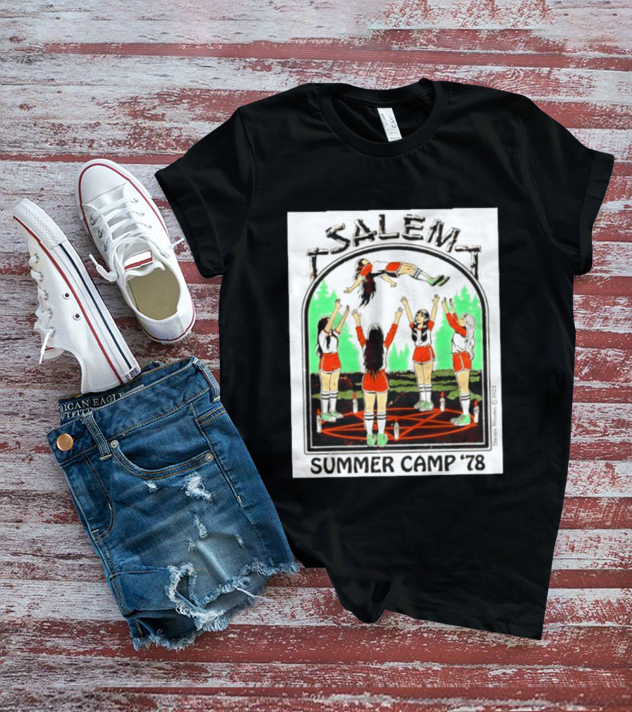 Salem Summer Camp '78 Ritual With Girls In Red And White Outfits T-Shirt