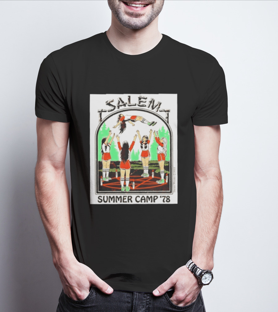 Salem Summer Camp '78 Ritual With Girls In Red And White Outfits T-Shirt