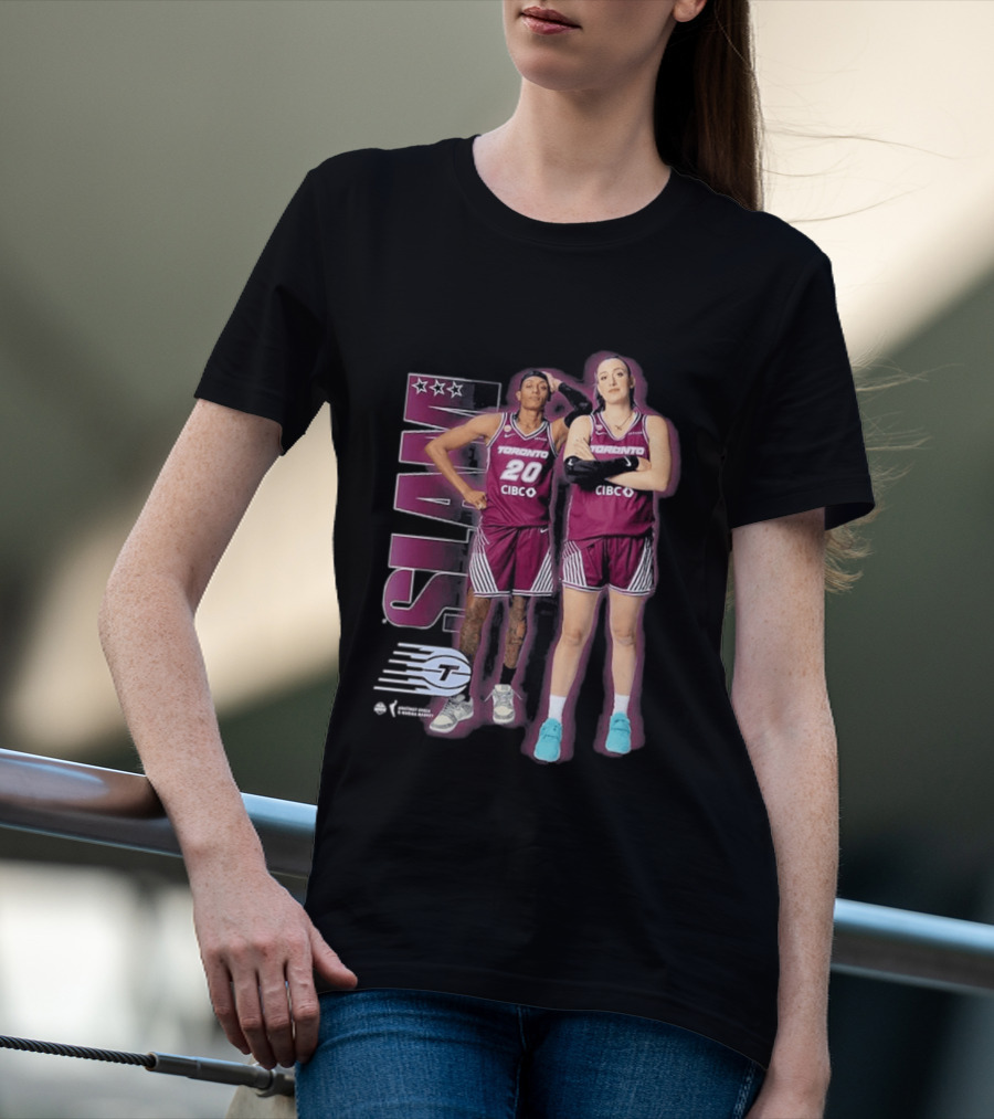 Slam 262 Toronto Marina Mabrey Brittney Sykes Remix Heavy T-Shirt