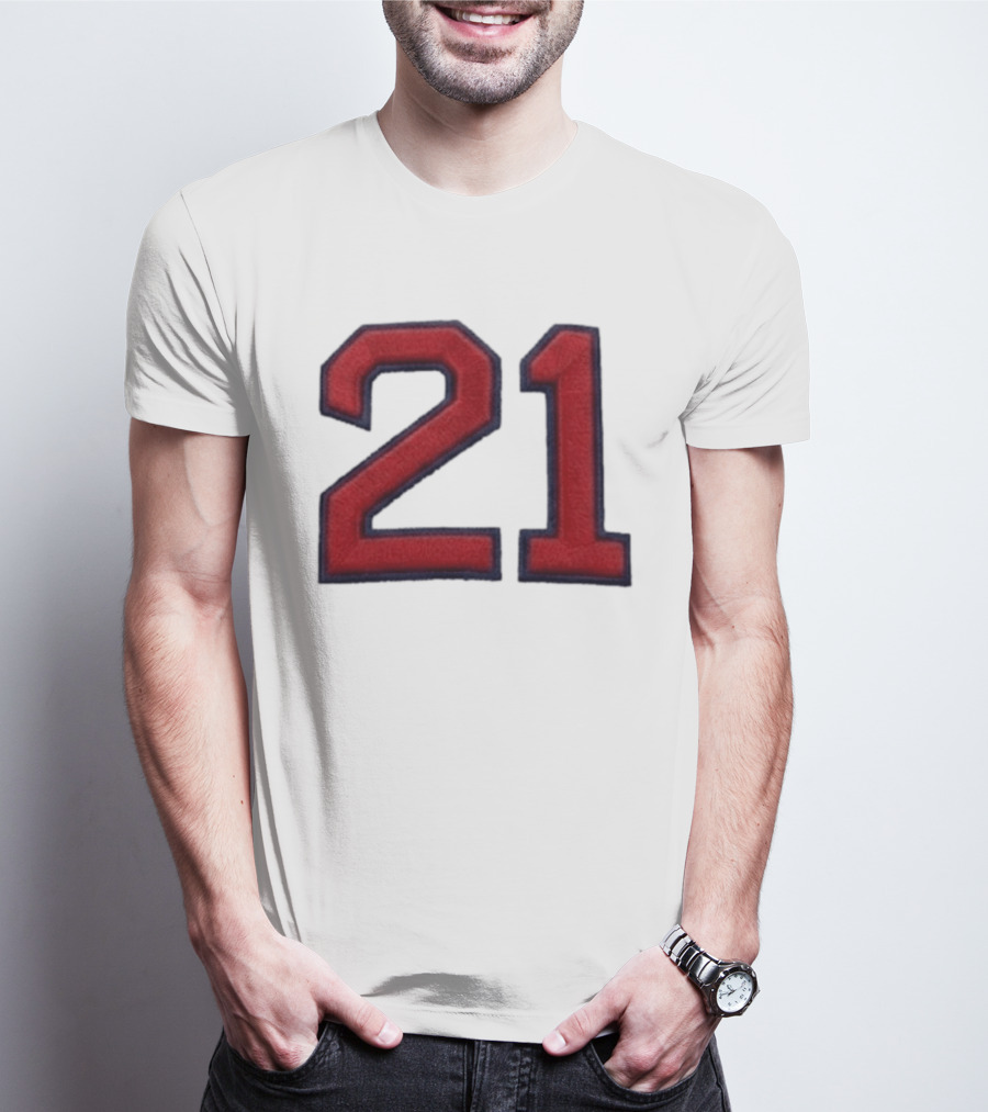 2026 Roger Clemens Boston No. 21 Hat Red 21 Embroidery T-Shirt