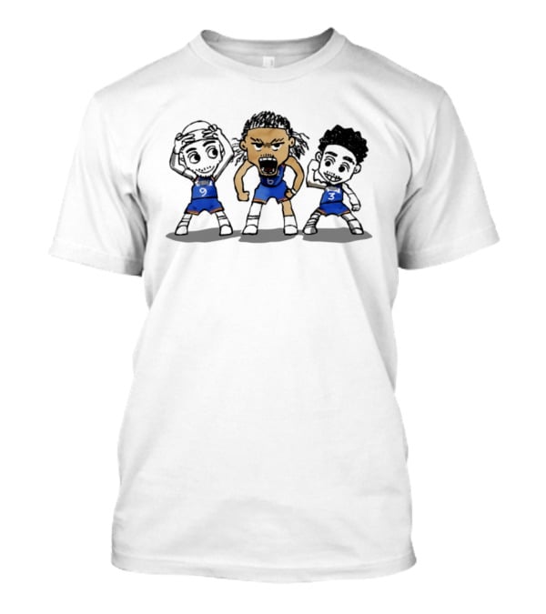 Oklahoma City Thunder Alex Caruso Jaylin Williams Jared McCain Cartoon Players T-Shirt