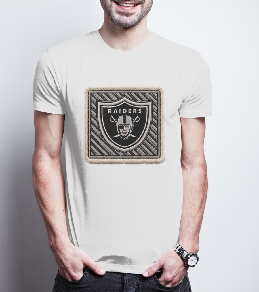 Raiders 2026 Training Camp Hat Embroidered Patch Shield T-Shirt