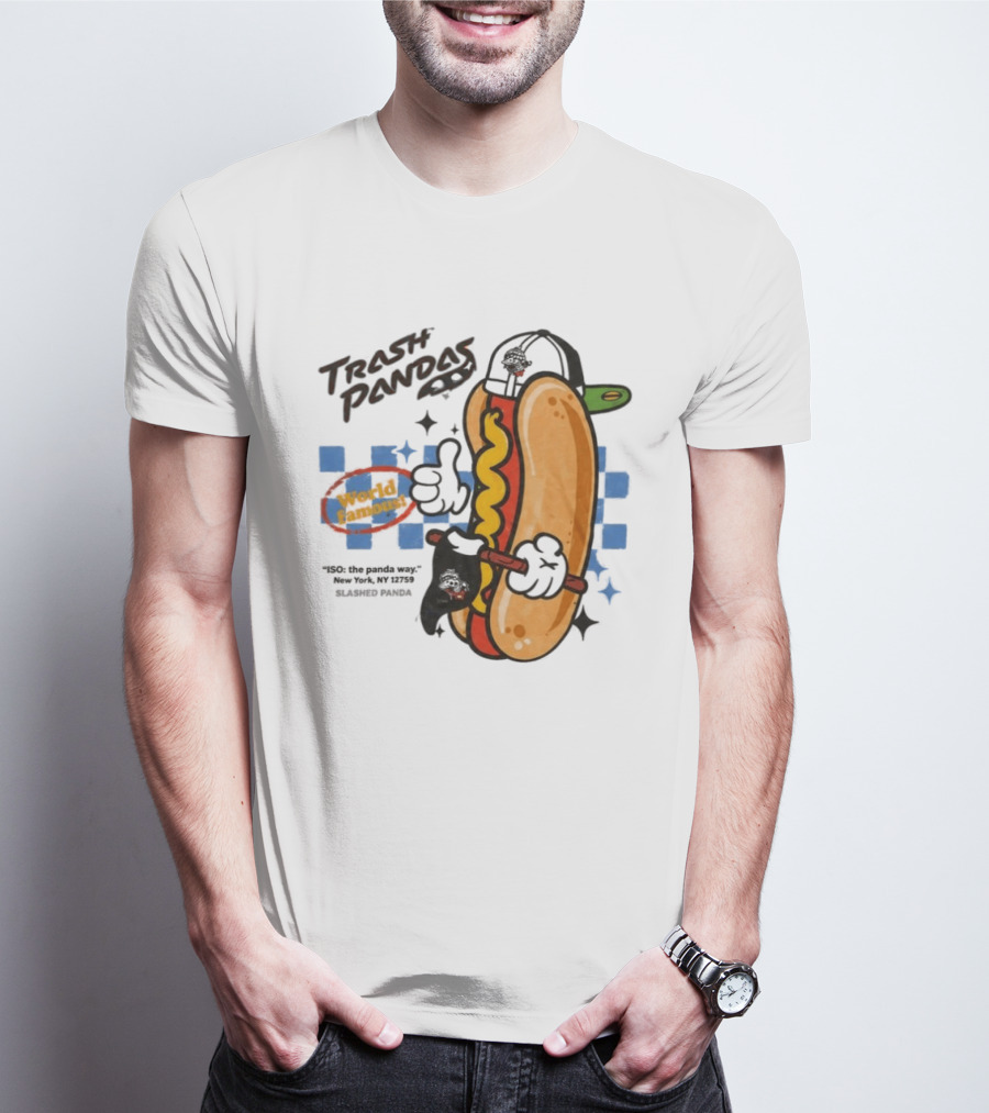Trash Pandas World Famoust Hot Dog Thumbs Up T-Shirt