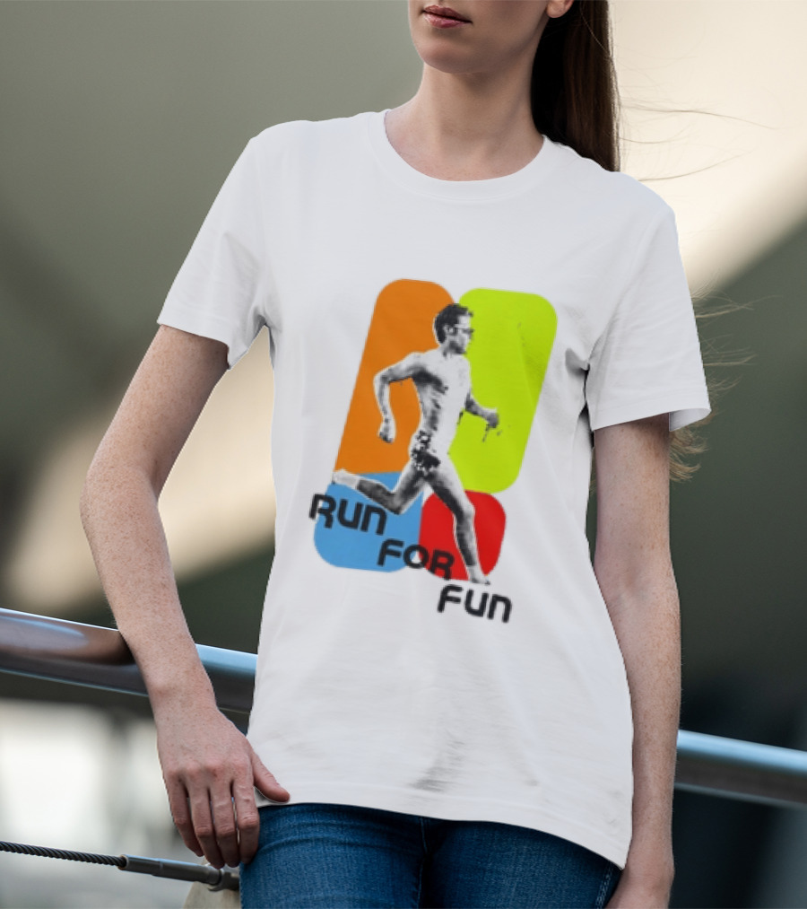 Run For Fun Harry Styles Colorful Running T-Shirt