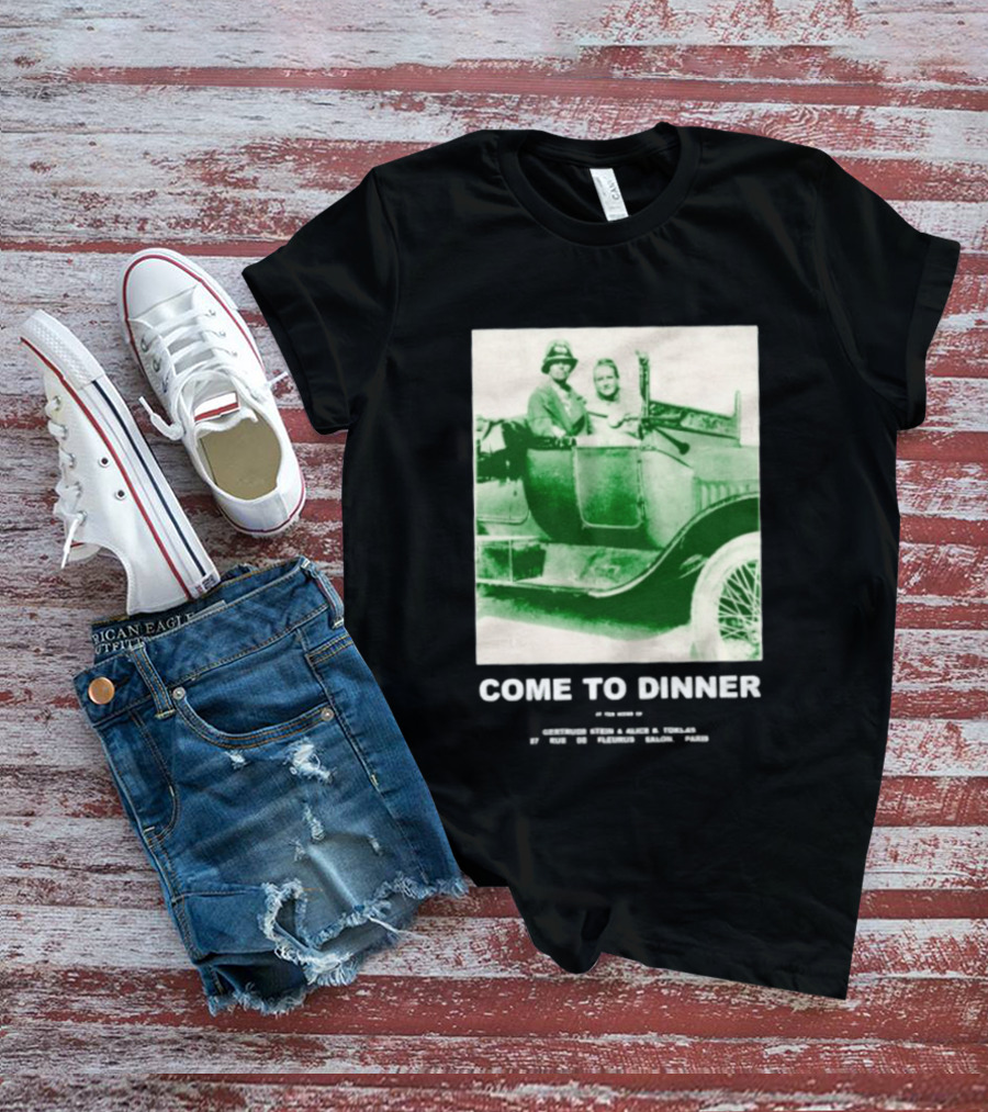 Come To Dinner Vintage Car Scene 1920s Nostalgia T-Shirt