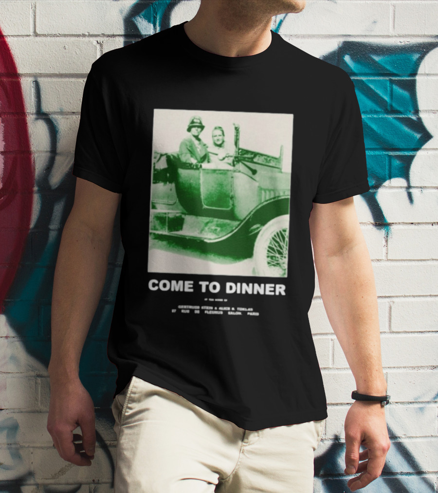 Come To Dinner Vintage Car Scene 1920s Nostalgia T-Shirt