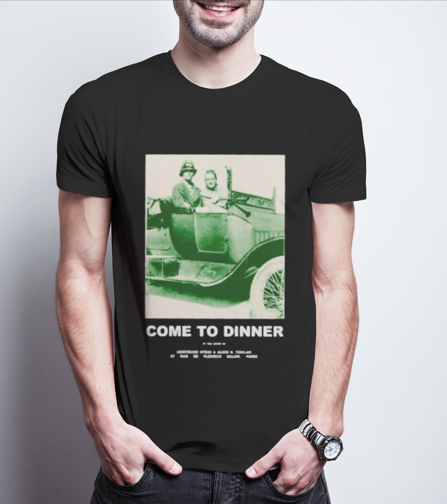 Come To Dinner Vintage Car Scene 1920s Nostalgia T-Shirt