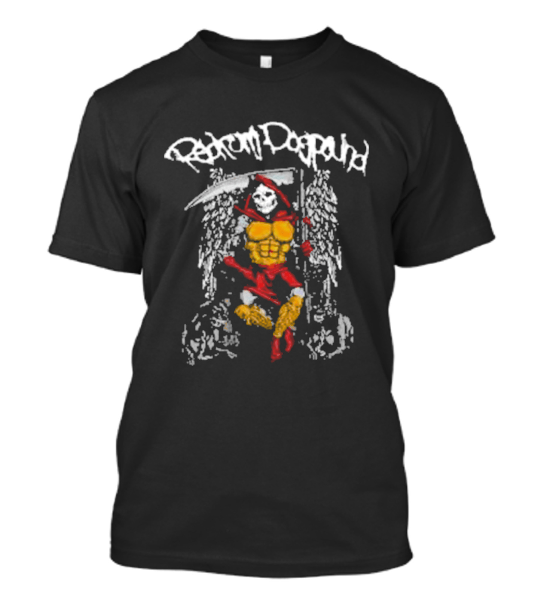 Redrum Dogpound Reaper Halloween Grim Skeleton T-Shirt