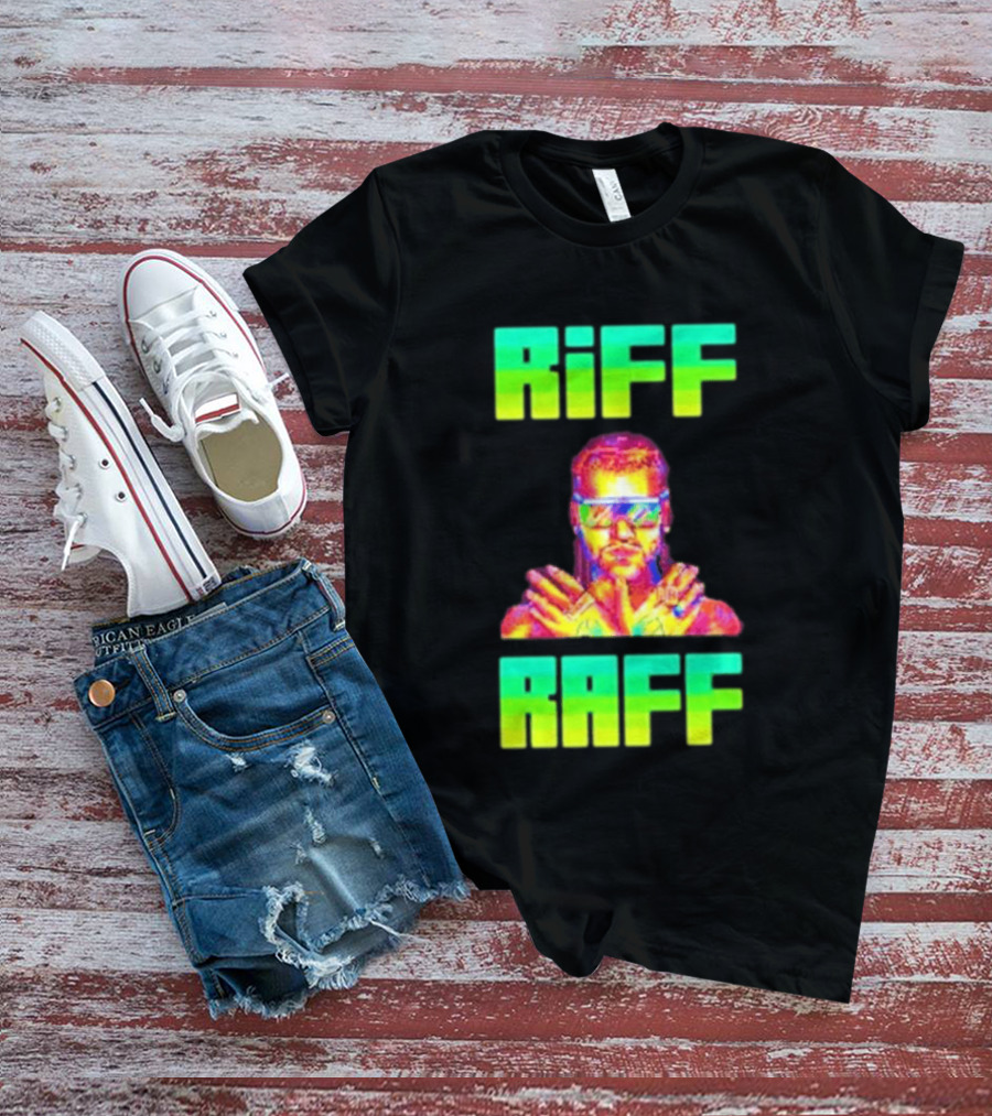 Riff Raff Neon 8 Bit Style Dale Dan Tony T-Shirt