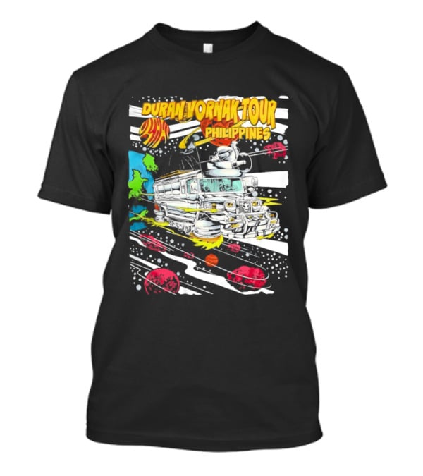 Duran Vornak Tour Philippines Colorful Jeepney Space Adventure T-Shirt