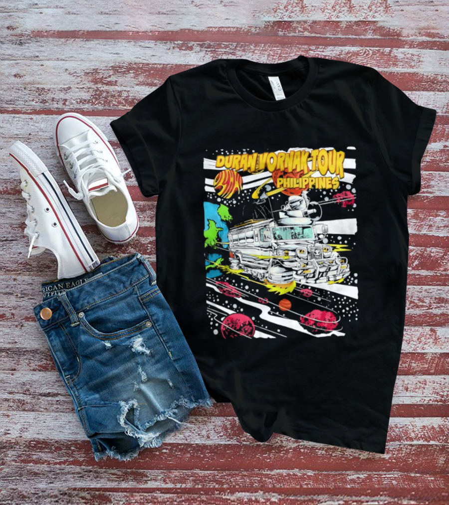 Duran Vornak Tour Philippines Colorful Jeepney Space Adventure T-Shirt