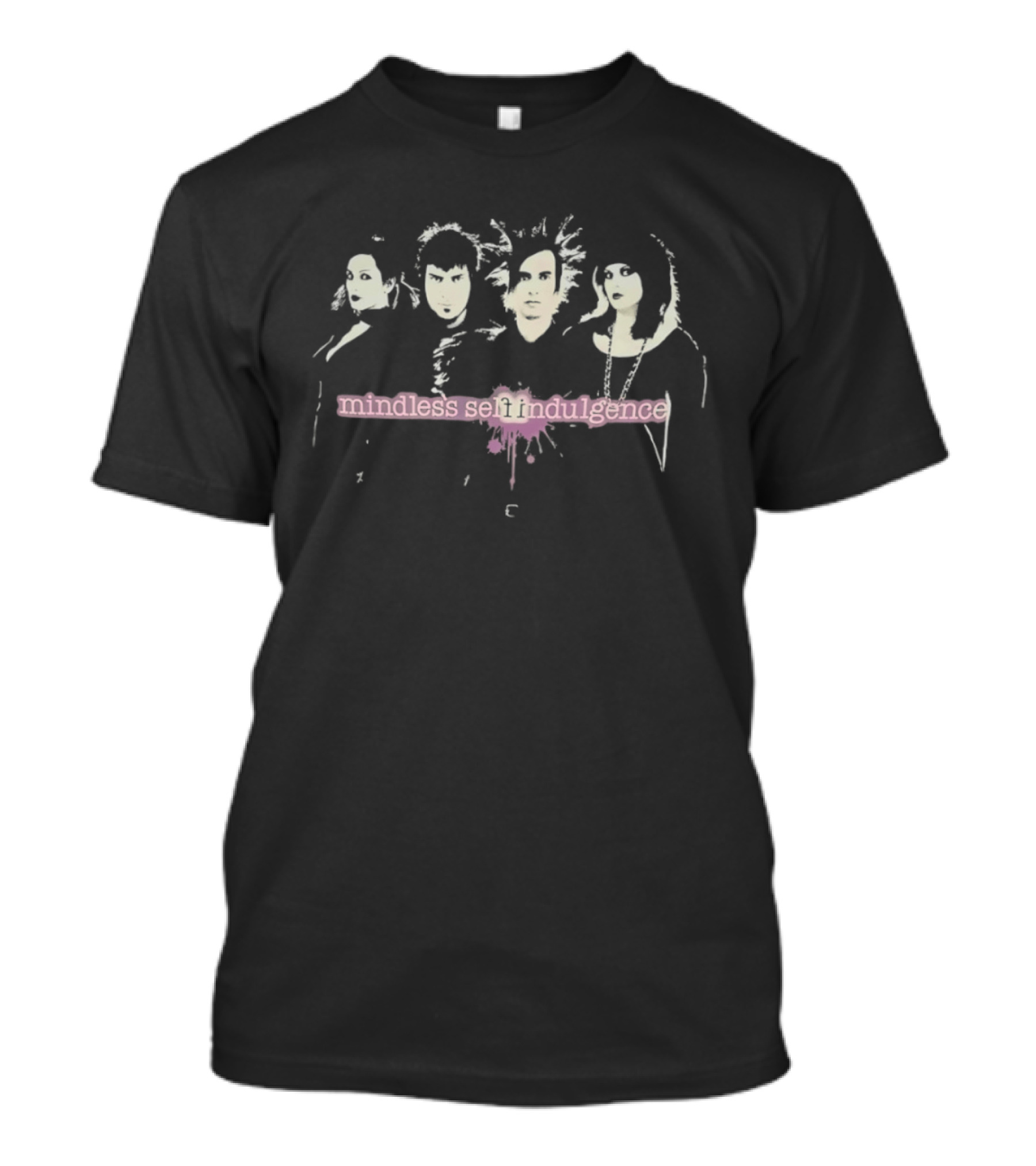 Gildan Mindless Self Indulgence Pink Splatter Band T-Shirt