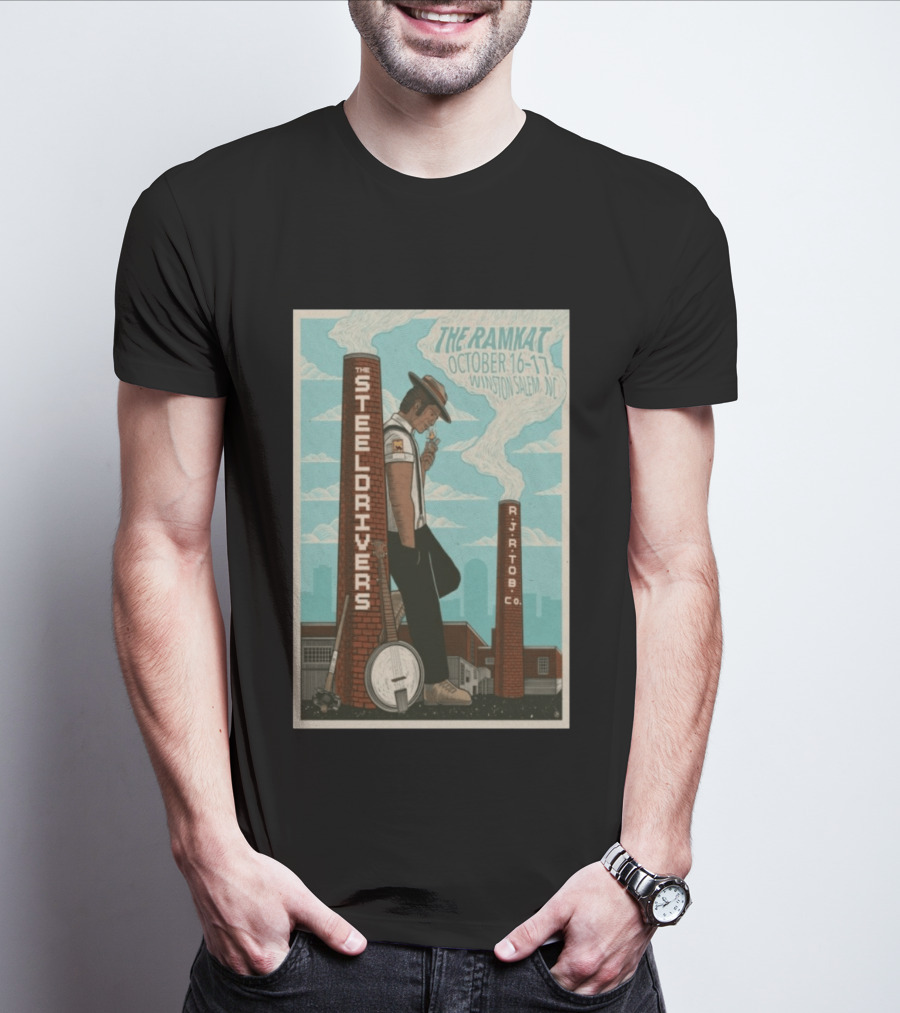 The SteelDrivers Concert The Ramkat Winston Salem October 16 17 2026 T-Shirt