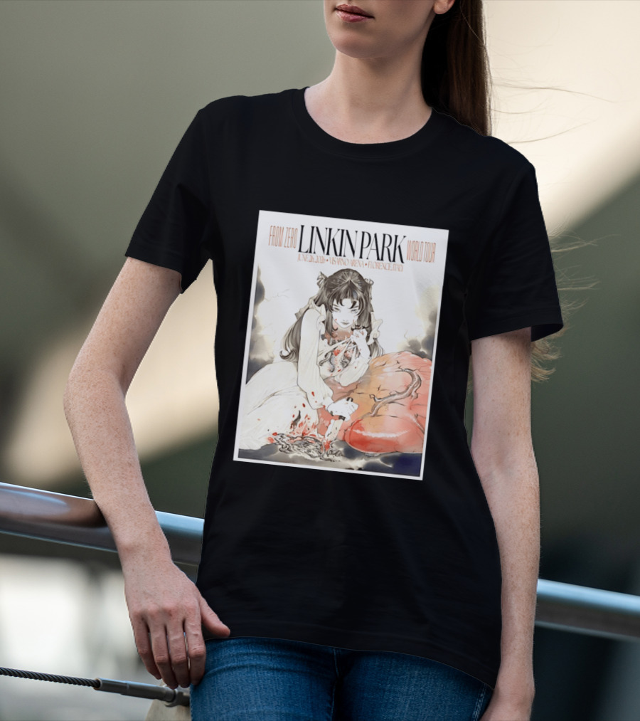 From Zero Linkin Park June 26 2026 Visarno Arena Florence World Tour T-Shirt