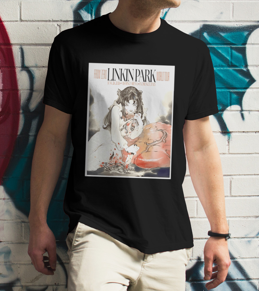 From Zero Linkin Park June 26 2026 Visarno Arena Florence World Tour T-Shirt