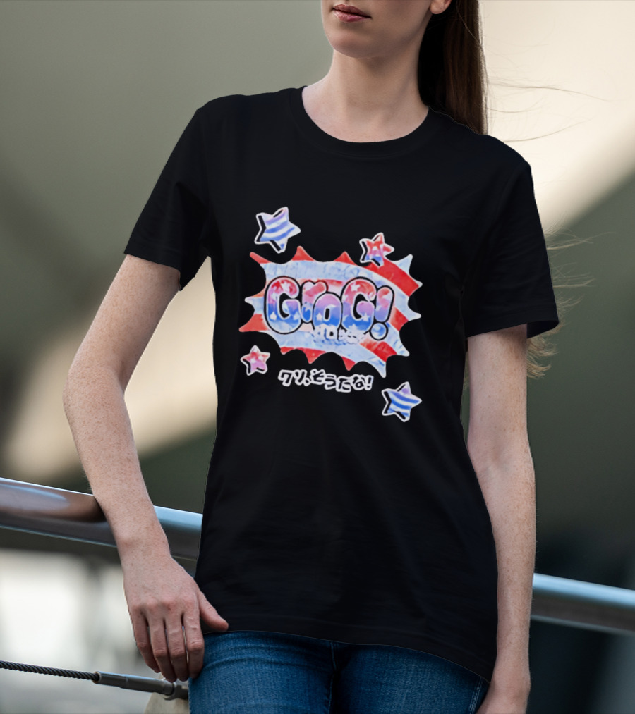 Live Free Grog Hard Grog 2026 Grog Tour Stars And Stripes Comic Burst T-Shirt