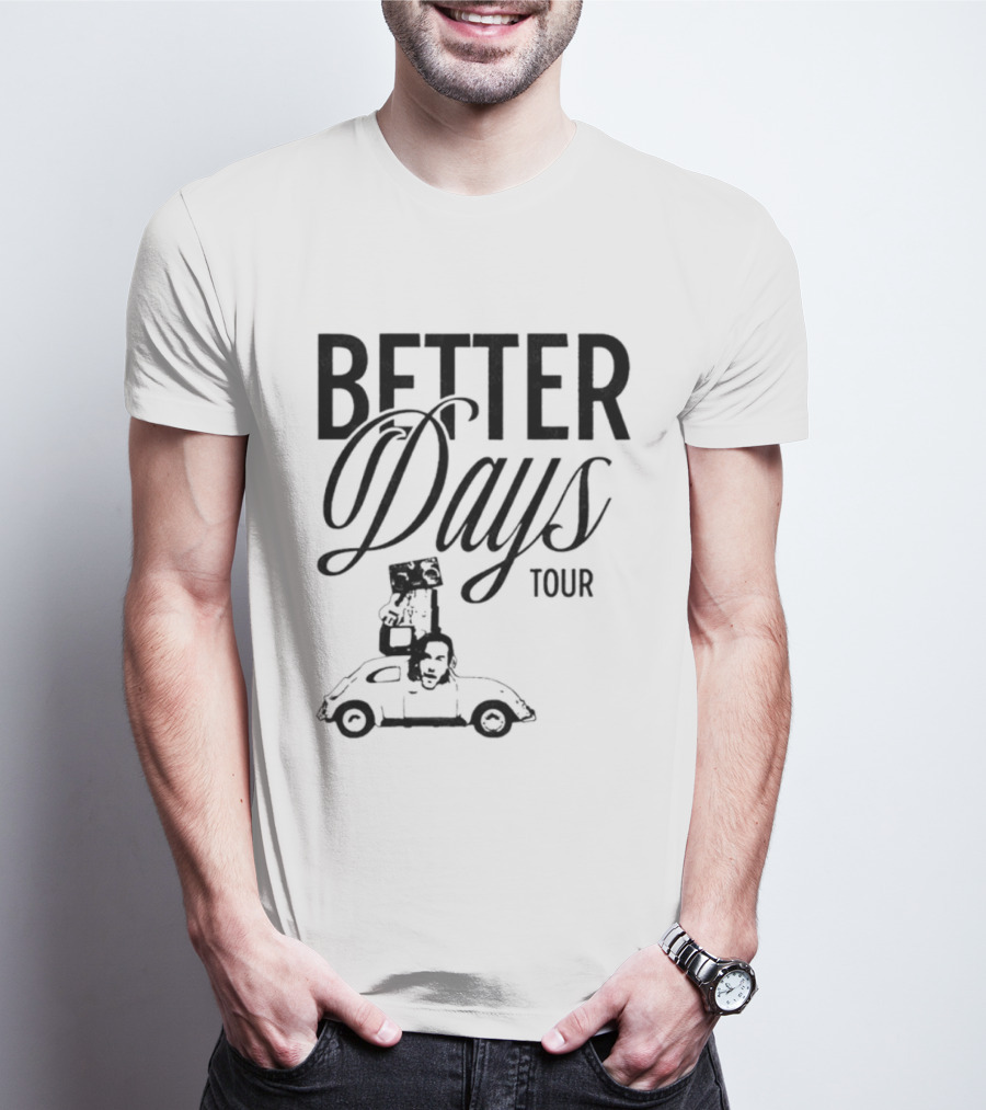 Better Days Tour Vintage Car Graphic Benjamin Ingrosso T-Shirt
