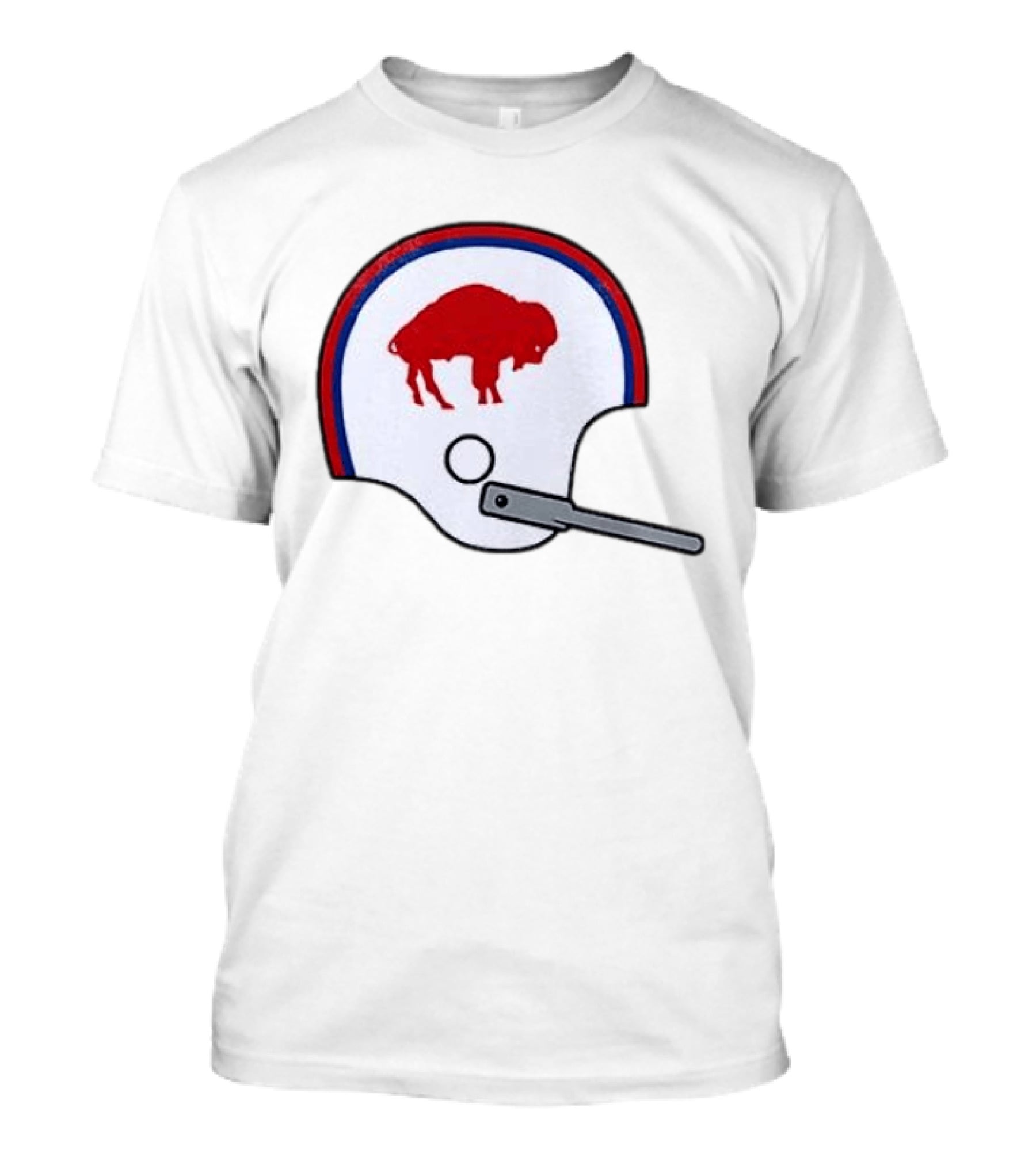 Buffalo Bills Football Team Red And Blue Helmet T-Shirt