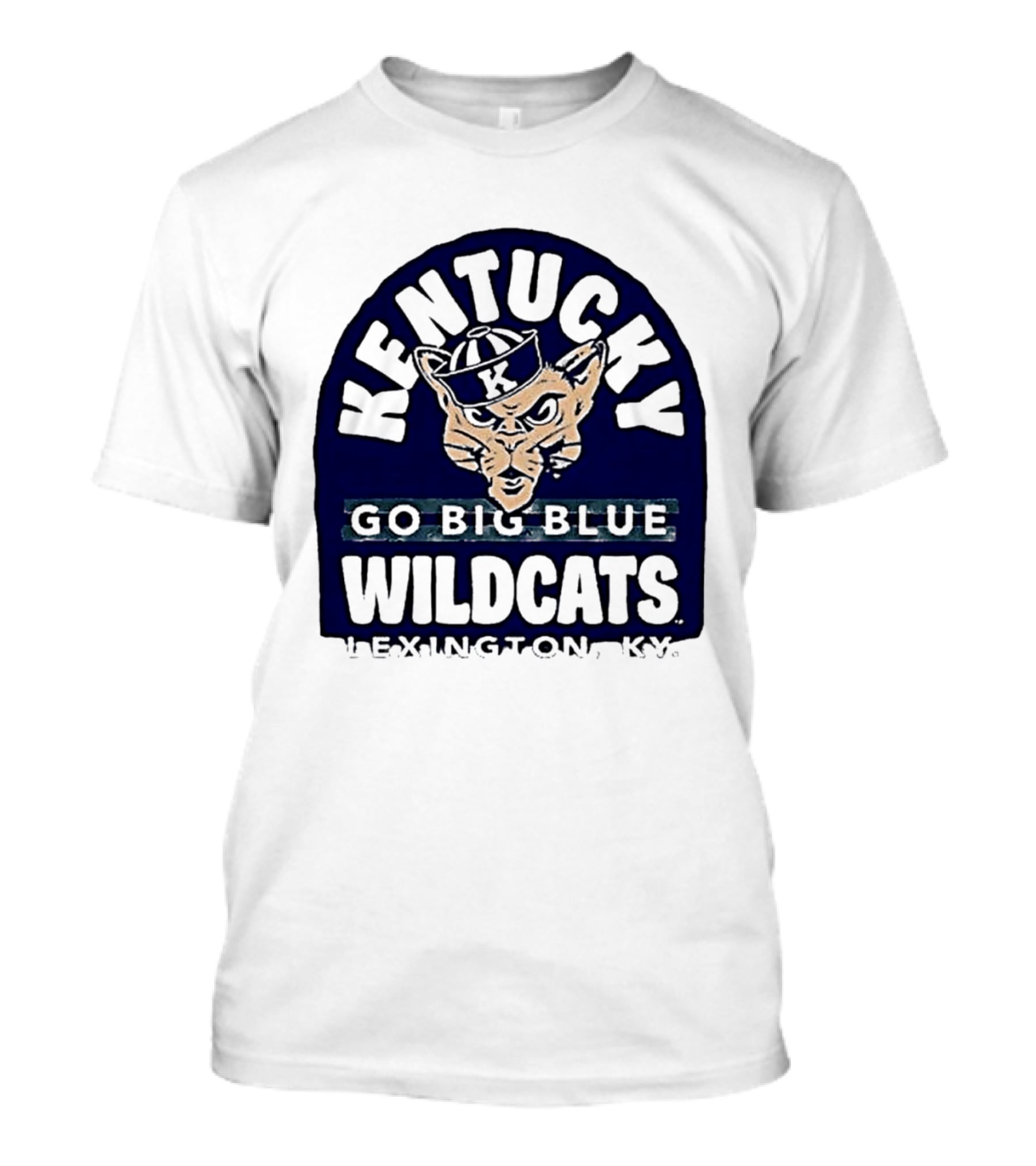 Kentucky Wildcats Go Big Blue Sailor Hat Lexington KY T-Shirt