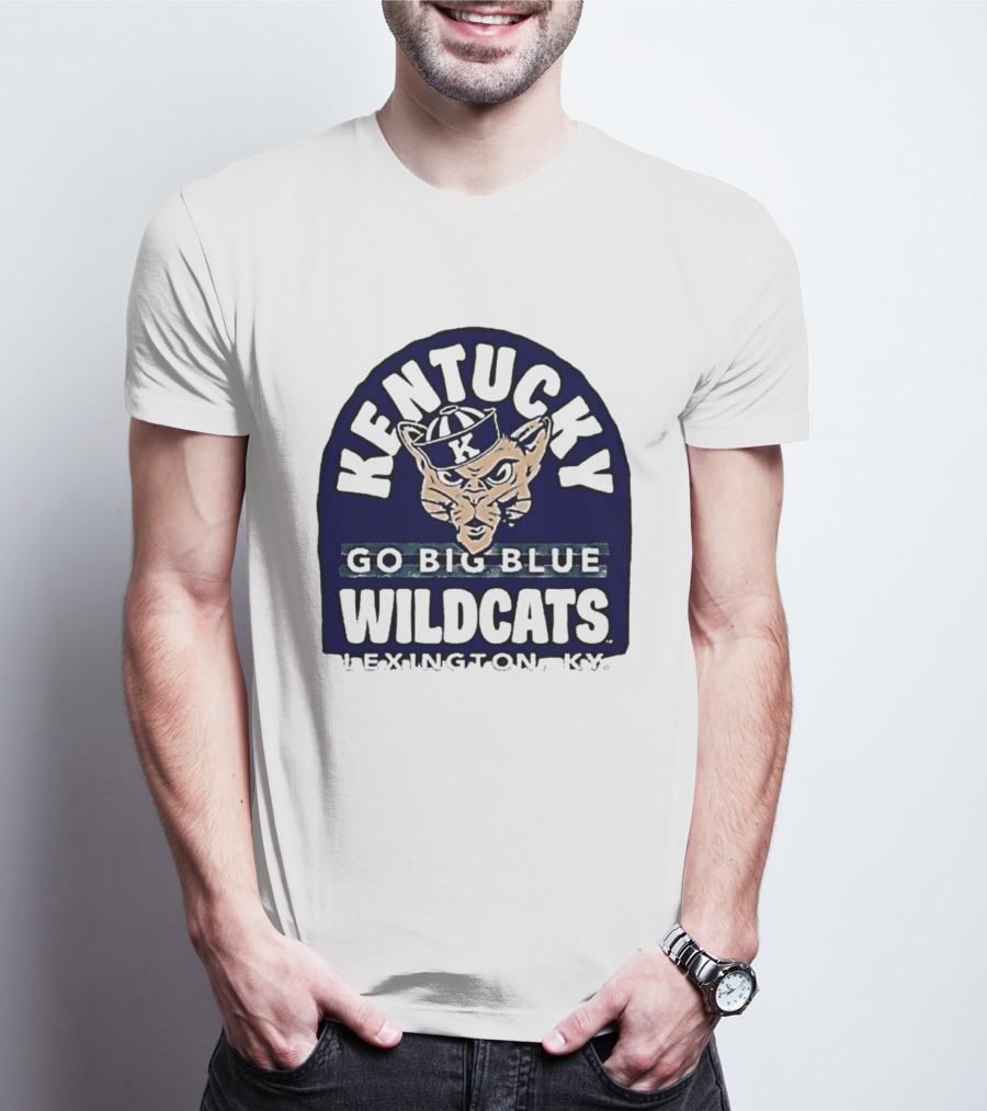 Kentucky Wildcats Go Big Blue Sailor Hat Lexington KY T-Shirt