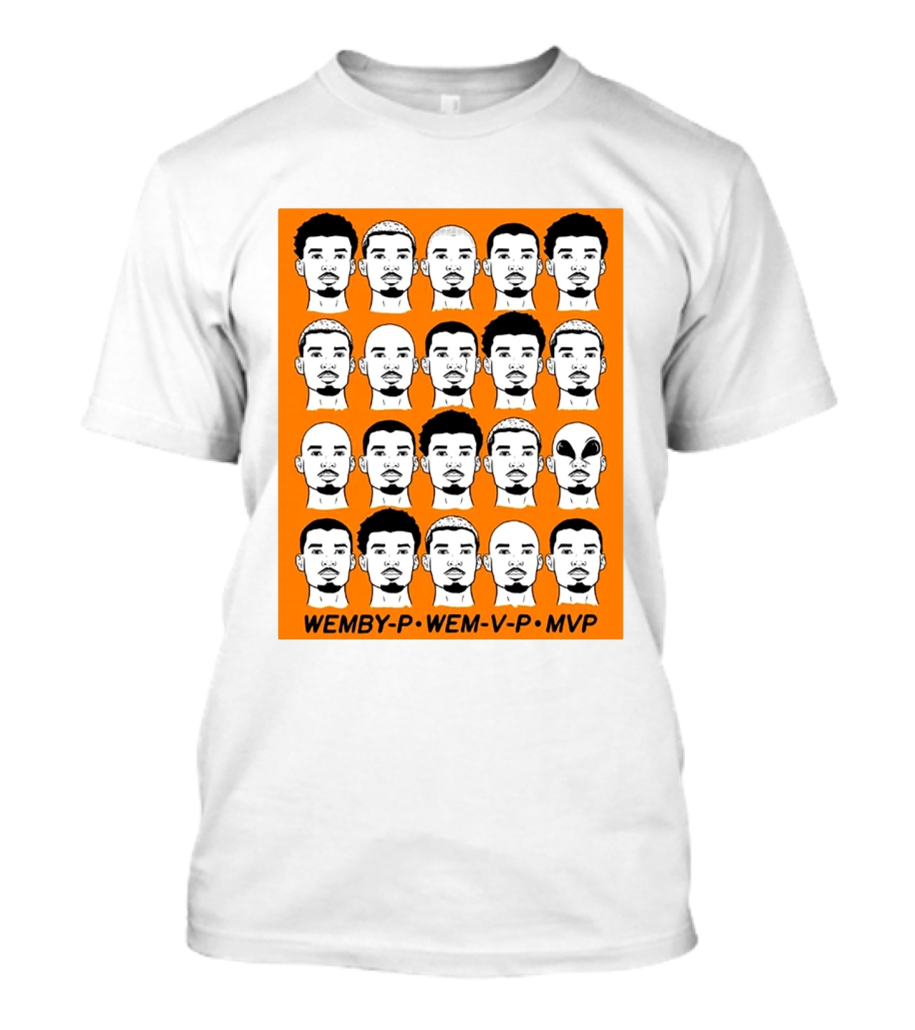 WEMBY P WEM V P MVP Victor Wembanyama Faces Collection T-Shirt