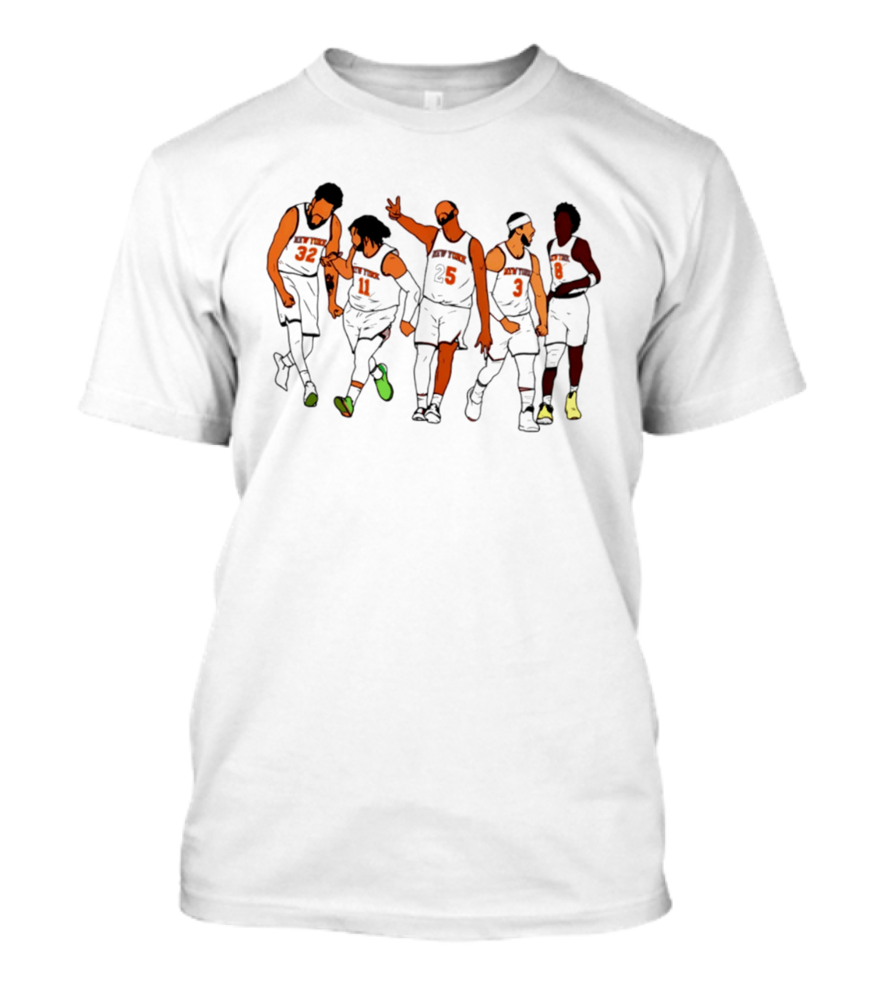New York Knicks Game 2 Jon Stewart Cavaliers Basketball Team Celebration T-Shirt