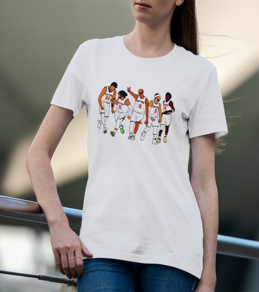 New York Knicks Game 2 Jon Stewart Cavaliers Basketball Team Celebration T-Shirt