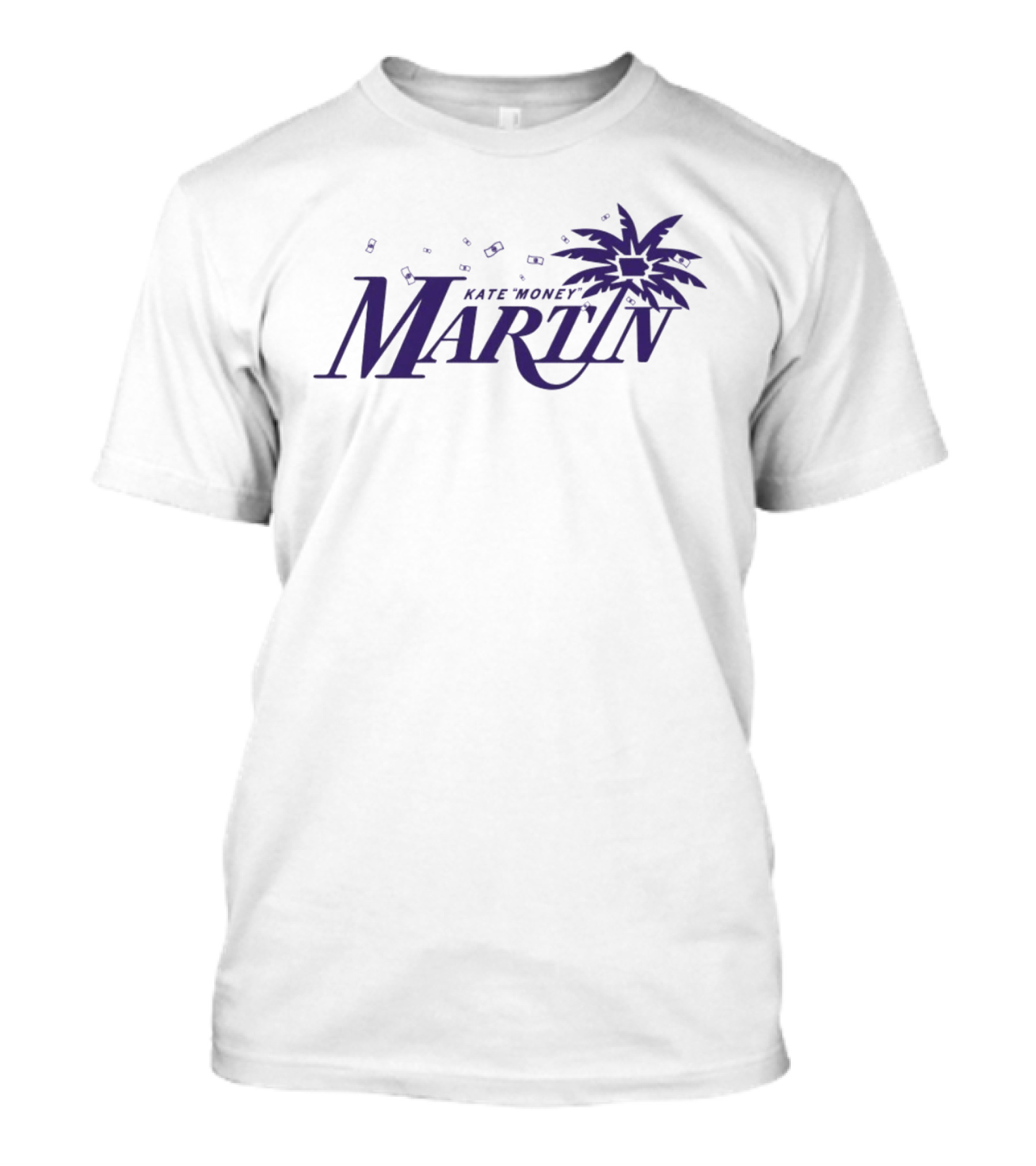 KATE MONEY MARTIN Palm Tree Cash T-Shirt