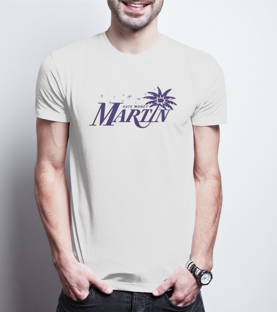 KATE MONEY MARTIN Palm Tree Cash T-Shirt