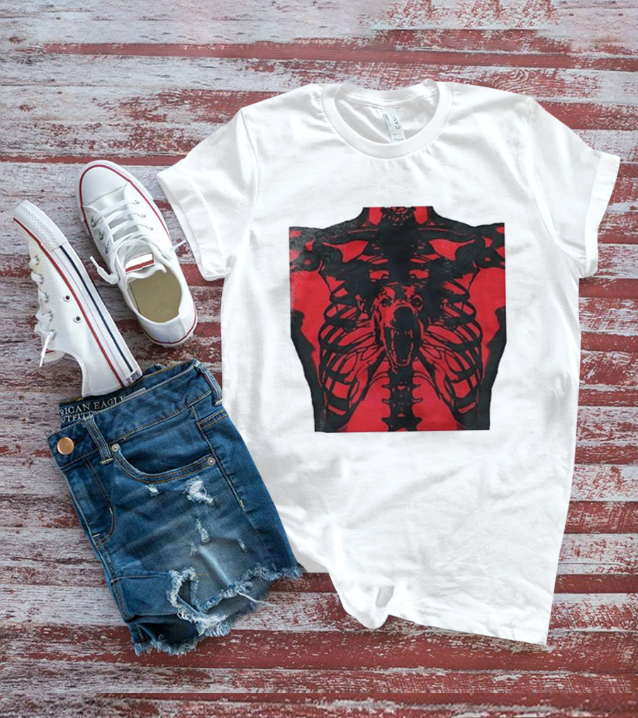 Punfest Told Y'all I Got That Dog In Me Skeleton Dog X Ray T-Shirt