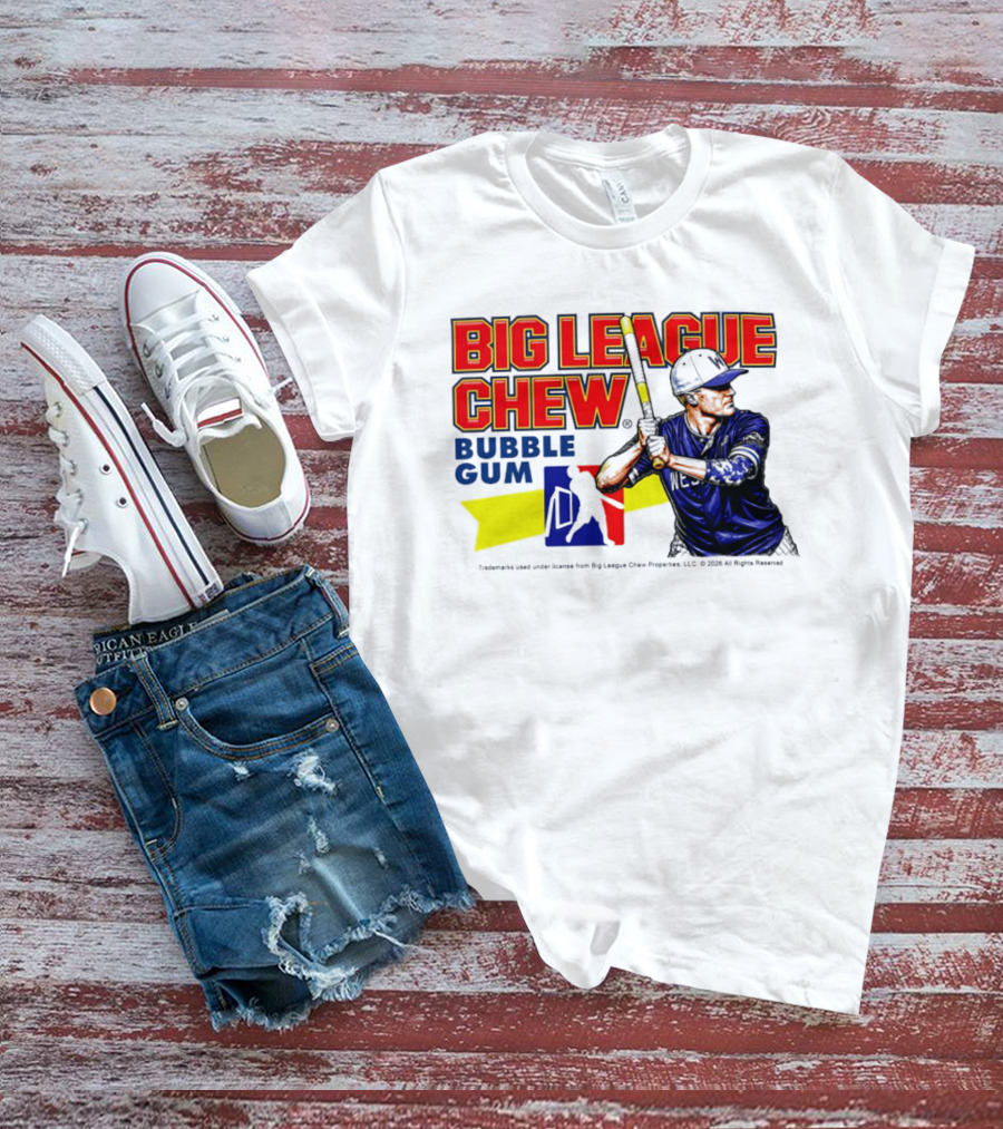 Big League Chew Bubble Gum Baseball Player Kyle Schultz T-Shirt