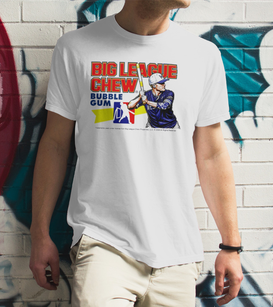 Big League Chew Bubble Gum Baseball Player Kyle Schultz T-Shirt