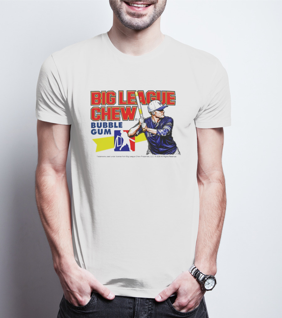 Big League Chew Bubble Gum Baseball Player Kyle Schultz T-Shirt