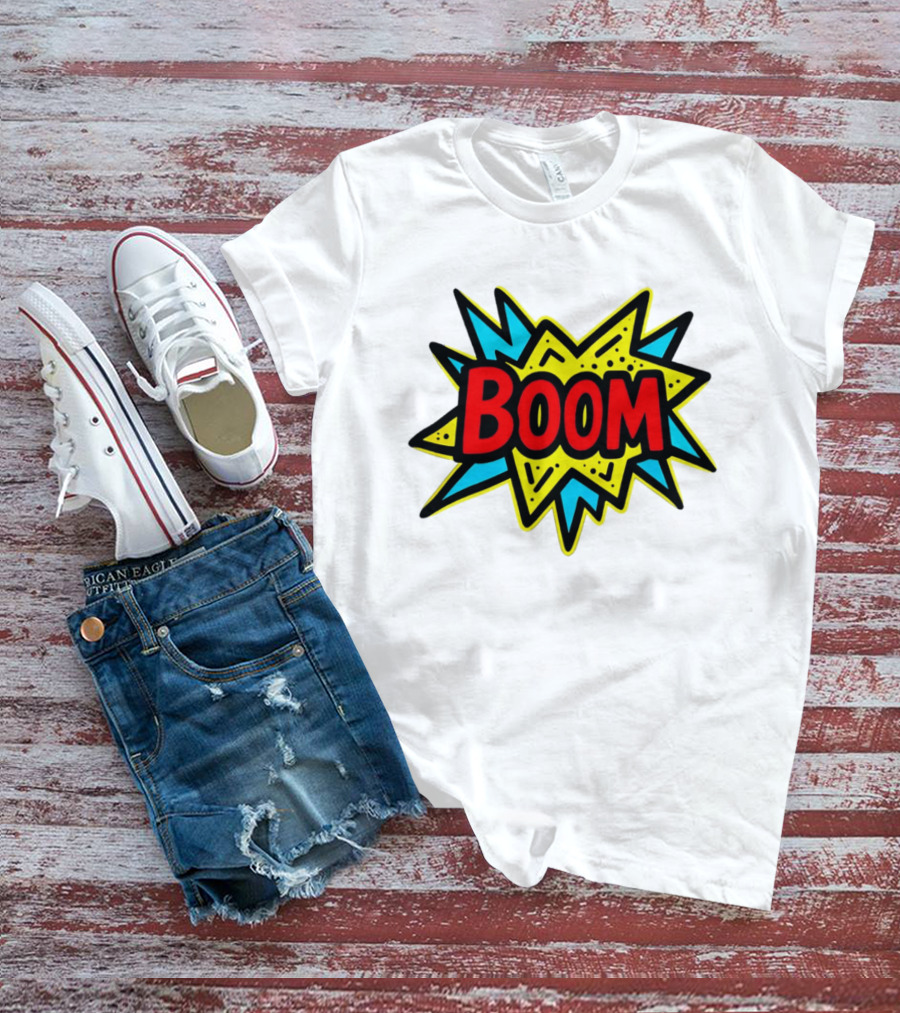 Mackenzie Shirilla Dad Boom Comic Style Burst T-Shirt