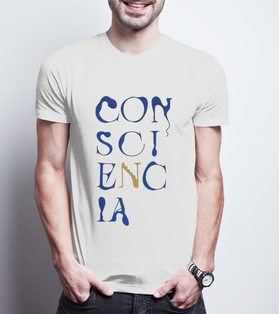 Tomorrowland Consciencia Stairs Dripping Font T-Shirt