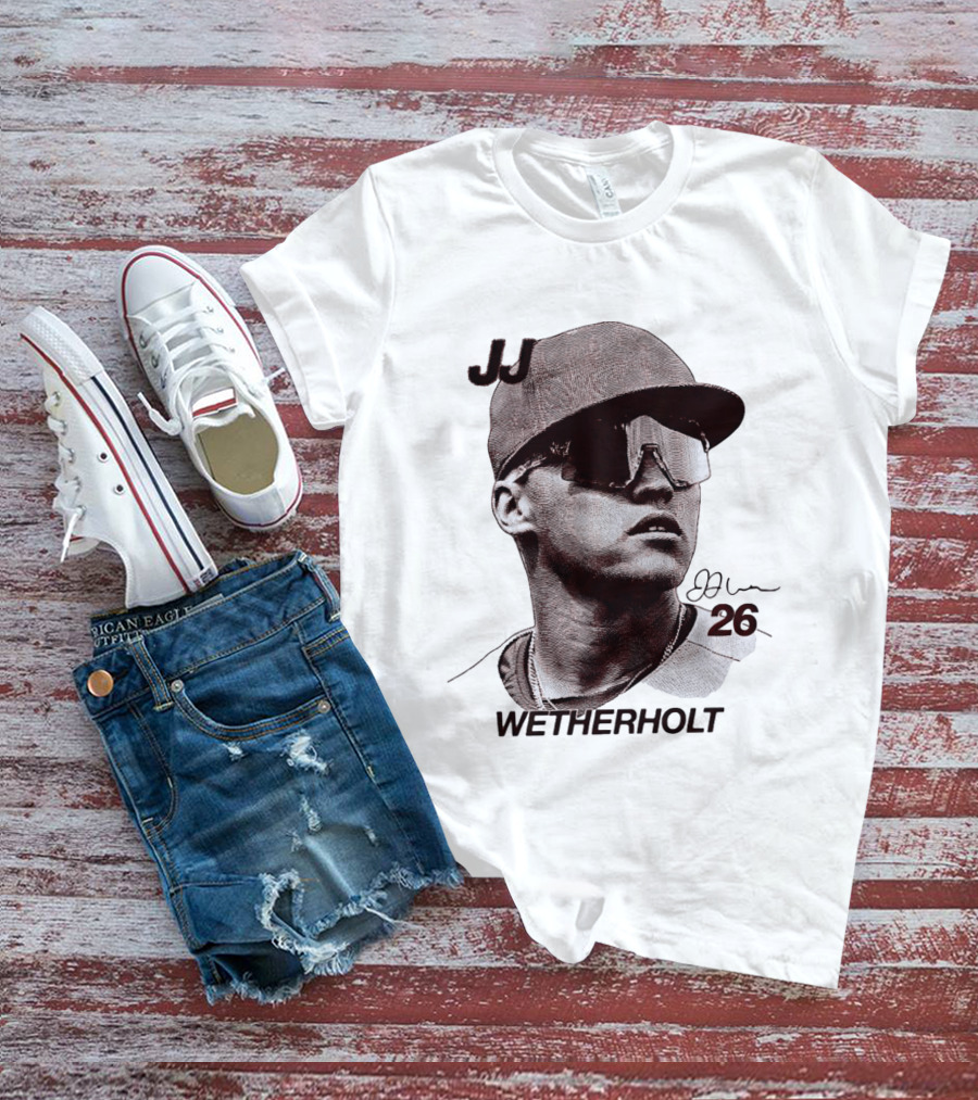 JJ Wetherholt 26 St. Louis Cardinals Baseball Big Head T-Shirt