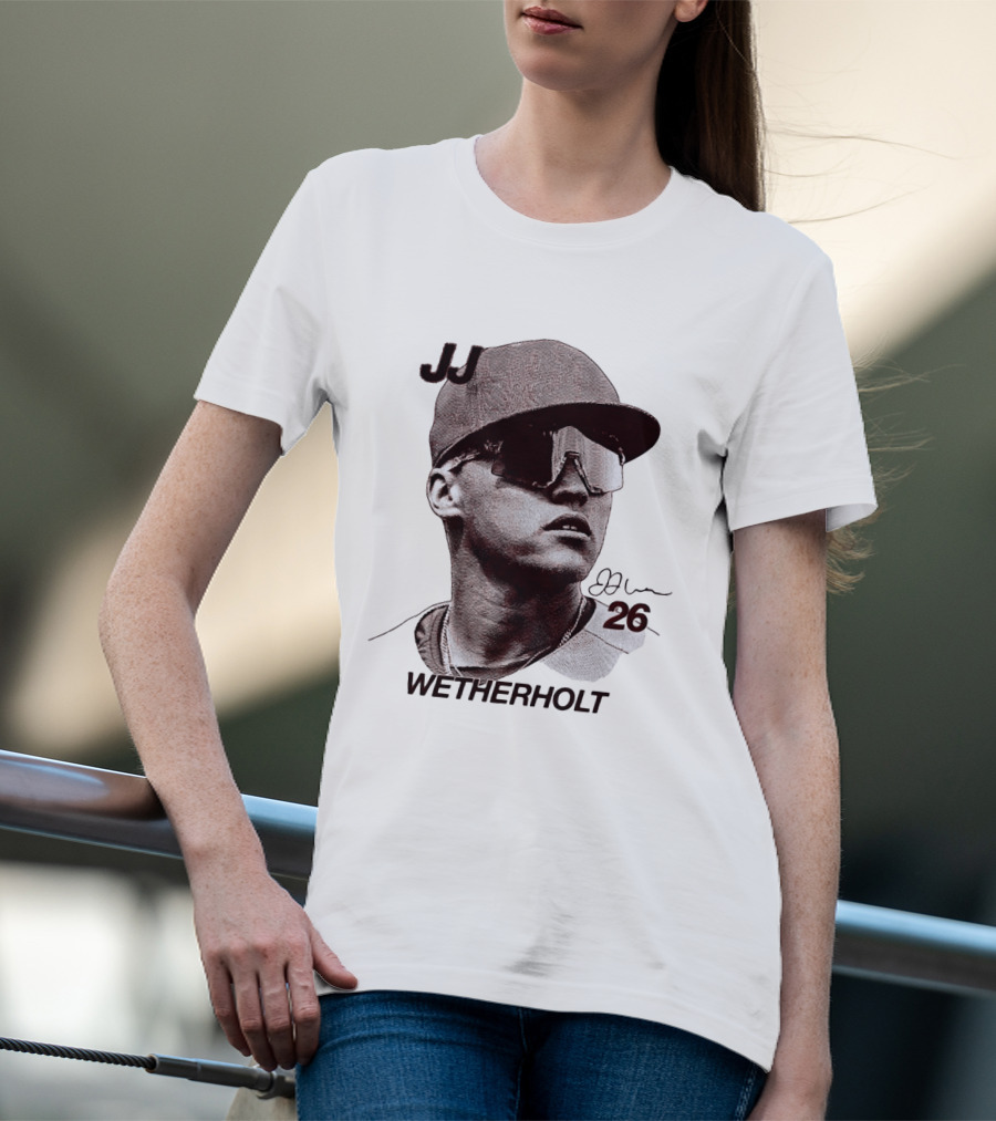 JJ Wetherholt 26 St. Louis Cardinals Baseball Big Head T-Shirt