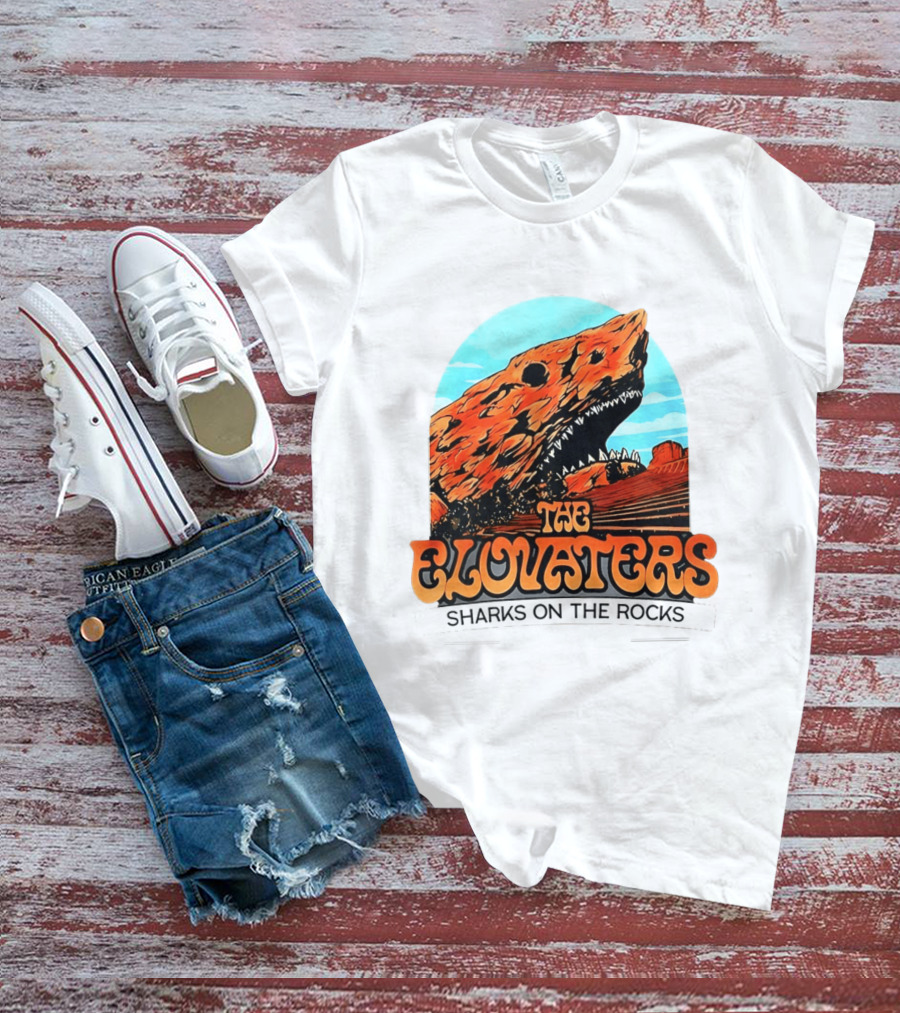 The Elovaters Sharks On The Rocks Red Rocks Amphitheatre Morrison Co May 2026 T-Shirt
