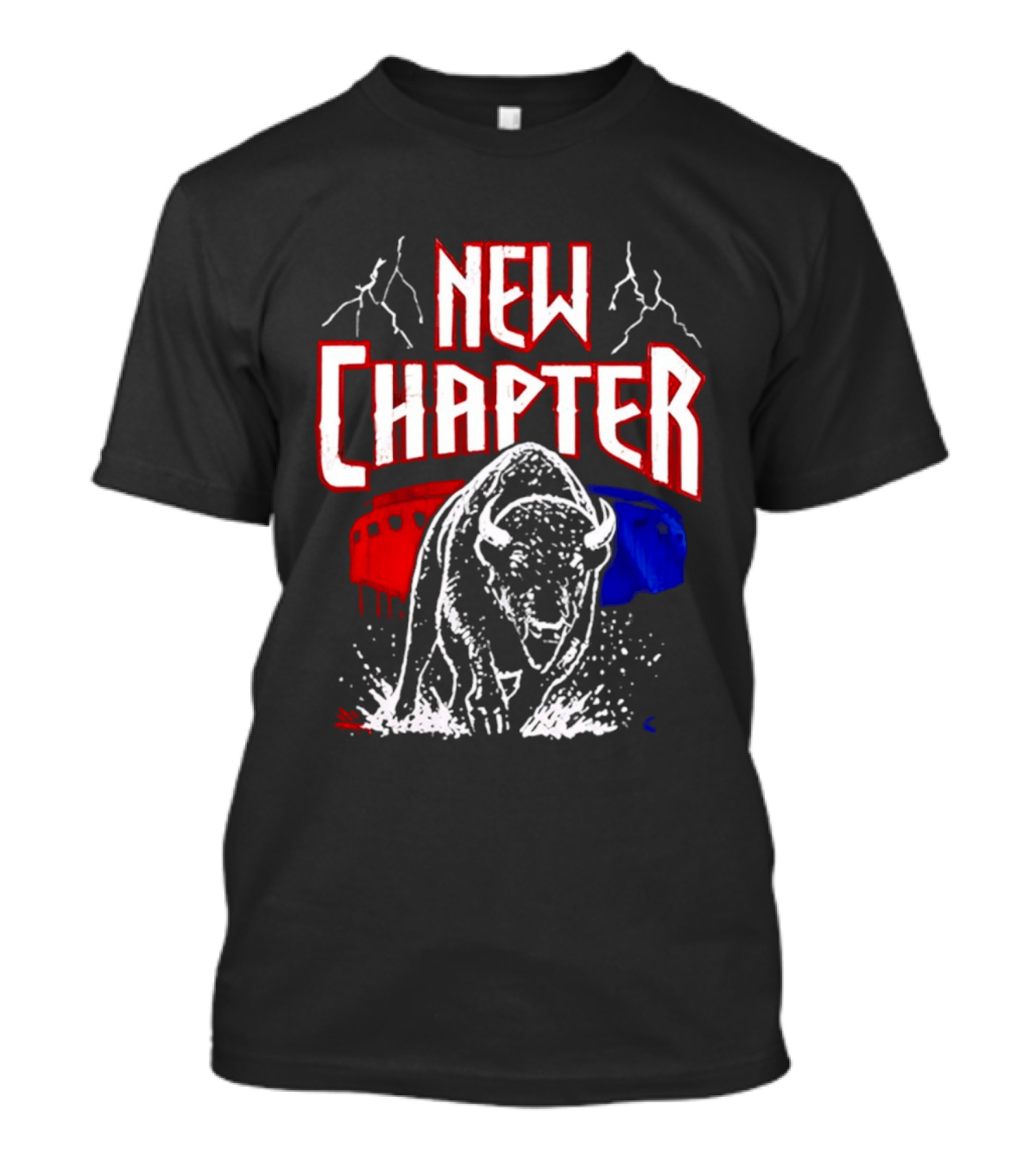 Buffalo Bills New Chapter 2026 New Season Game On Red Blue Buffalo Stadium T-Shirt