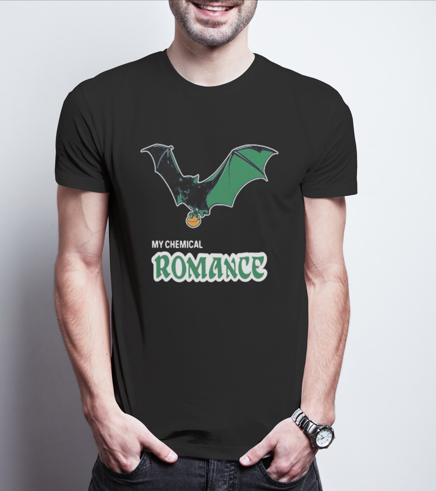My Chemical Romance Bat Green Logo Philadelphia 08 15 2025 T-Shirt