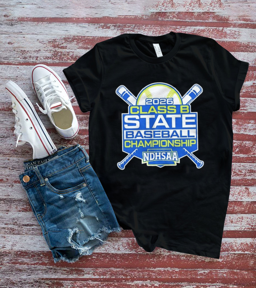 2026 NDHSAA Class B State Baseball Championship Merchandise T-Shirt