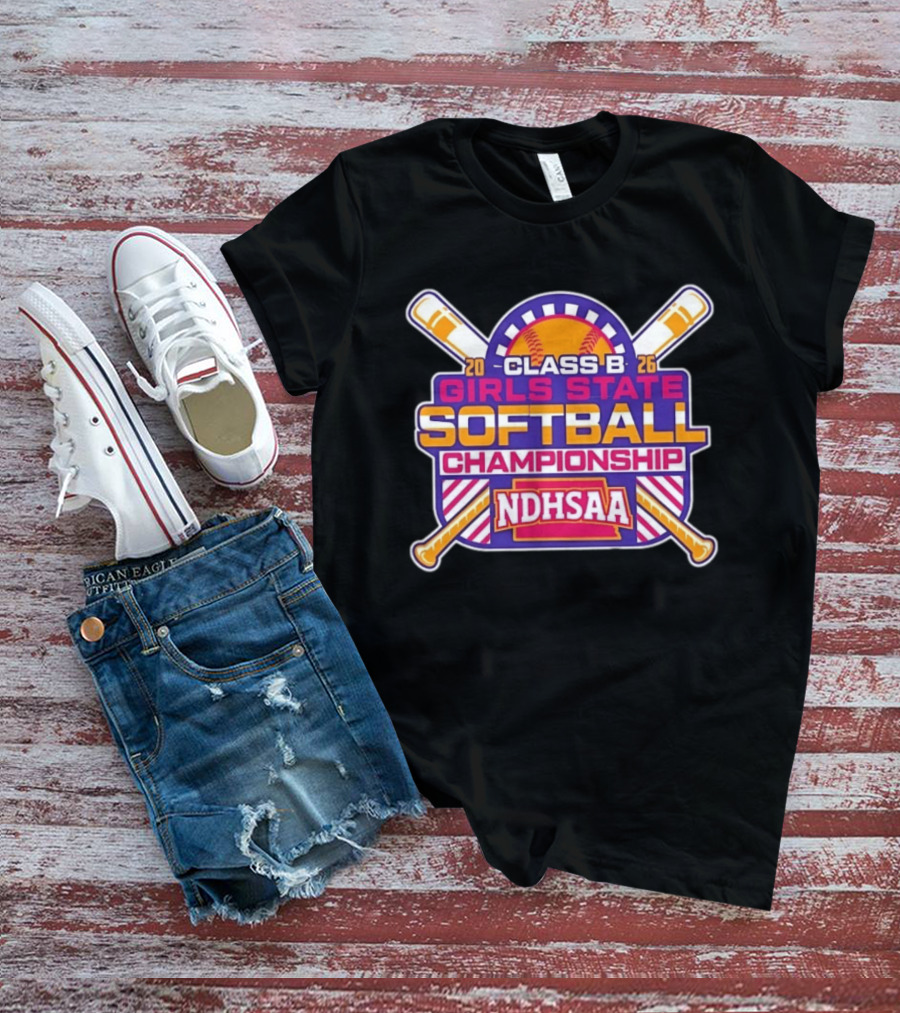 NDHSAA Class B Girls State Softball Championship 2026 T-Shirt