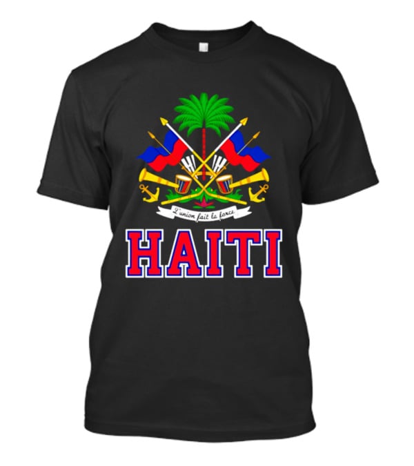 Haiti Coat Of Arms Flag Celebration Haitian Flag Day Independence T-Shirt
