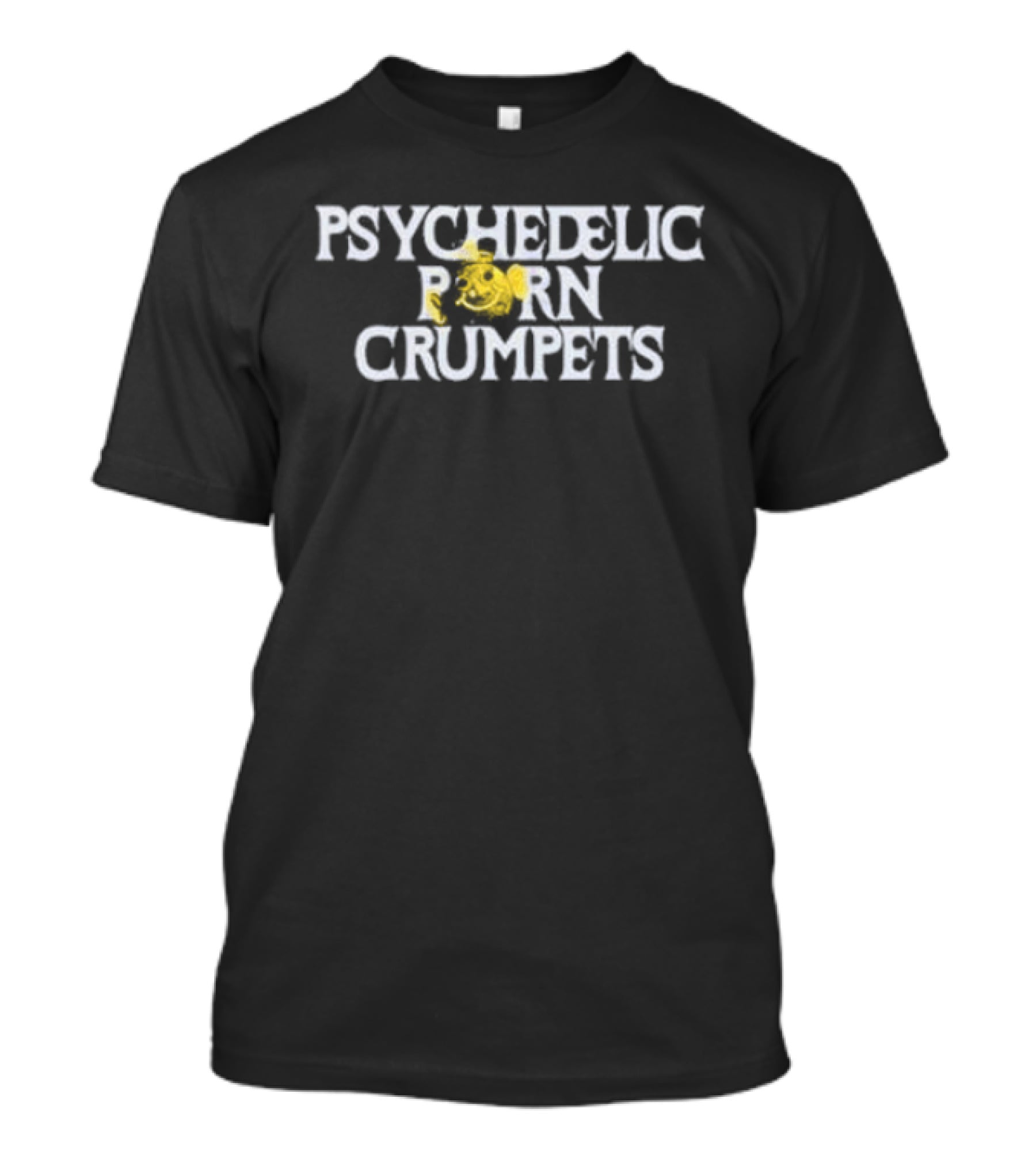 Psychedelic Porn Crumpets Yellow Splash T-Shirt