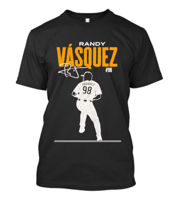 Randy Vázquez 98 San Diego Players Signature T-Shirt